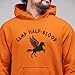 shop4ever Camp Half Blood Hoodie Demigod Hooded Sweatshirt Small Orange 0