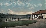 Colorado Springs Golf Club Colorado Springs CO Original Antique Postcard 1923