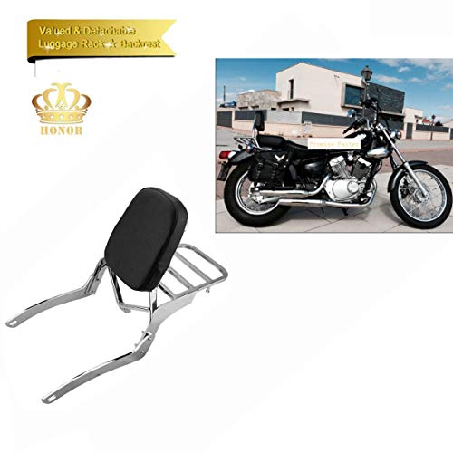 ❤ Crazy Deals Popular Sissy Bar Backrest Fit For Yamaha Virago XV 250 XV 125 1989-2019, Yamaha XV250 Yamaha XV125 Back Rest