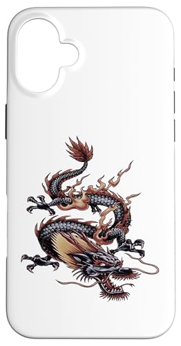 �����̃h���S���G�敪���J�b�g�A�E�g�B �X�}�z�P�[�X iPhone 16 Plus �p