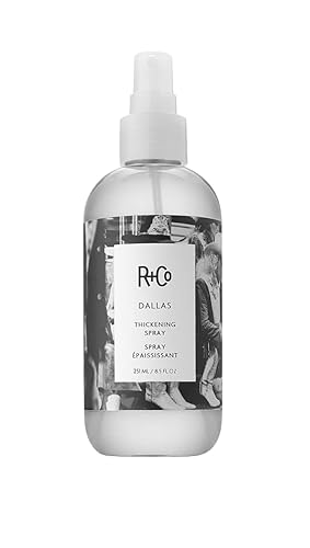 R+Co Dallas - Spray para espesar el cabello, voluminizador y texturizante para todas las longitudes, añade volumen, cuerpo y brillo, perfecto para