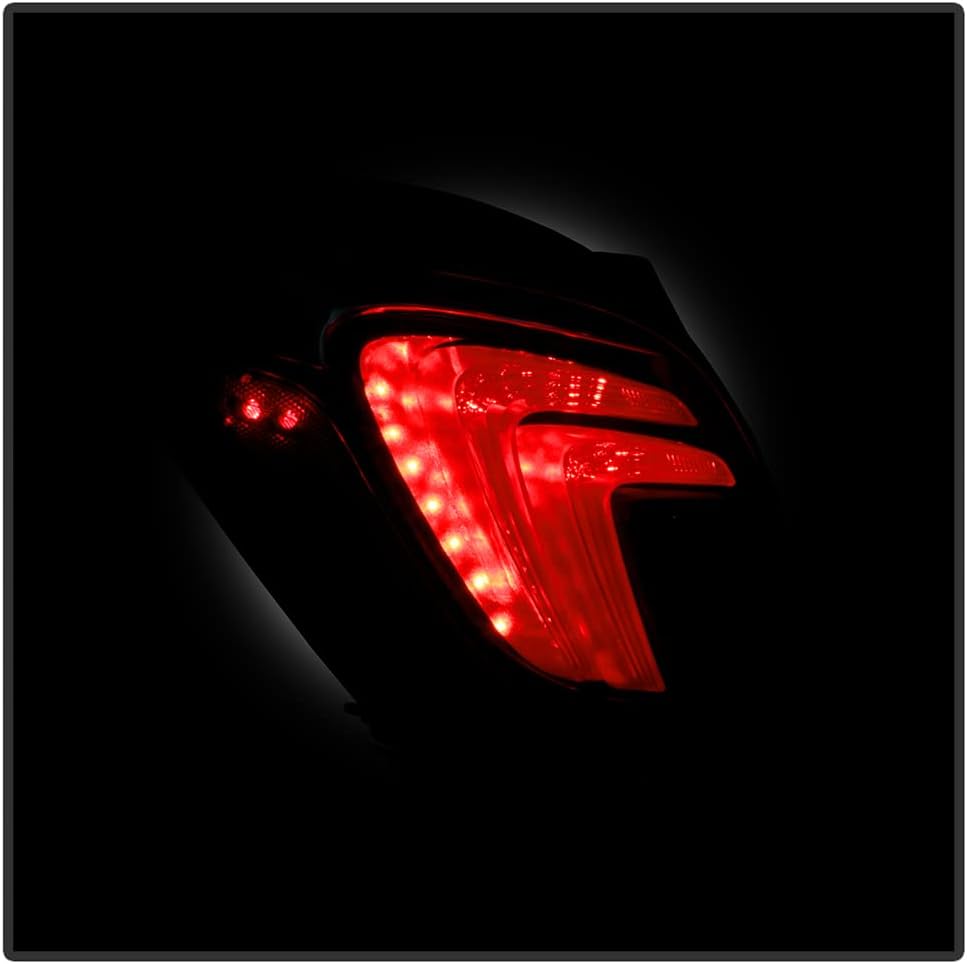 ACANII - For 2017-2022 Buick Encore Red Clear OE Factory Style LED Tail Light Brake Lamp Replacement Left Driver Side