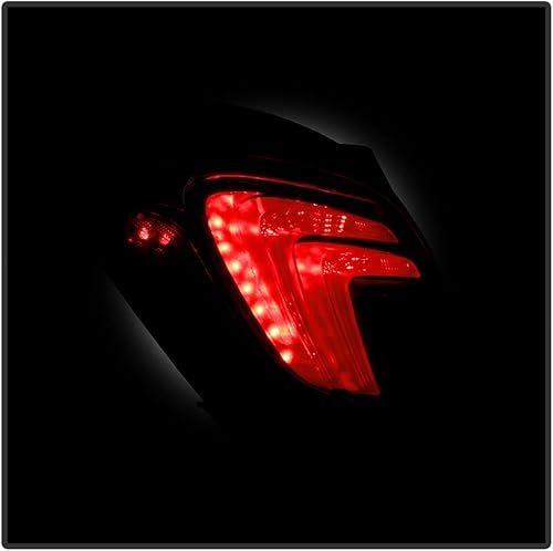Miniatura 6 de ACANII - Para 2017-2022 Buick Encore Rojo Claro OE Estilo de Fábrica LED Luz Trasera Lámpara de Freno Reemplazo Lado Izquierdo del Conductor