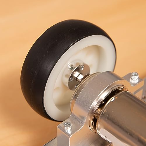 Pitsco Education TETRIX MAX Motor Hub, Attach Wheels and Gears to Motor Shafts, Spare Parts for Robotics and Vehicles, Heavy-Duty Aluminum, Metal Motor Hub, Package of 2 with Set Screw