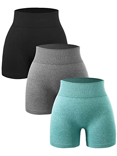 Short d'entraînement femme course à pied yoga gym motard taille haute élasthanne