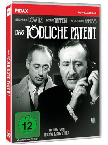 Das tödliche Patent - Spannender Thriller / Krimi mit Horst Tappert und Wolfgang Preiss - alter deutscher Klassiker von 1963 (Pidax Film-Klassiker)