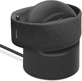 Silicone Charging Dock for Meta Ray-Ban Neural Band, Magnetic Fast Charging Stand, Drop-Proof & Scratch-Resistant, Stable Desktop Dock for Wristband (Charging Cable Not Included) (Black)