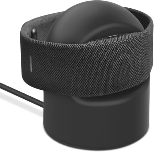 Silicone Charging Dock for Meta Ray-Ban Neural Band, Magnetic Fast Charging Stand, Drop-Proof & Scratch-Resistant, Stable Desktop Dock for Wristband (Charging Cable Not Included) (Black)