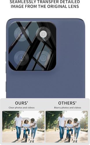 Image of HPTech Camera Lens Protector Compatible for Motorola Moto G86 - 9H Hardness Tempered Glass Camera Guard | Ultra HD Clarity & Anti-Scratch | Bubble-Free Easy Installation | Precise Fit (Pack of 1)