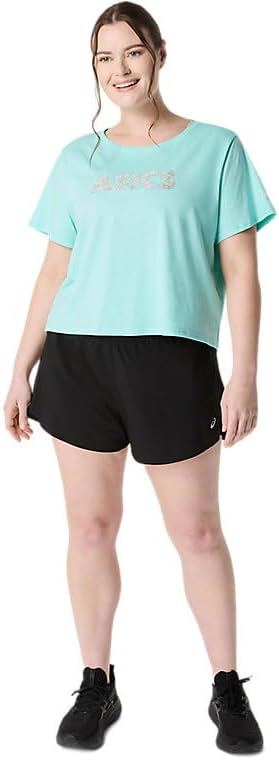 ASICS Women's Daisy Crop Short Sleeve TOP Running Apparel