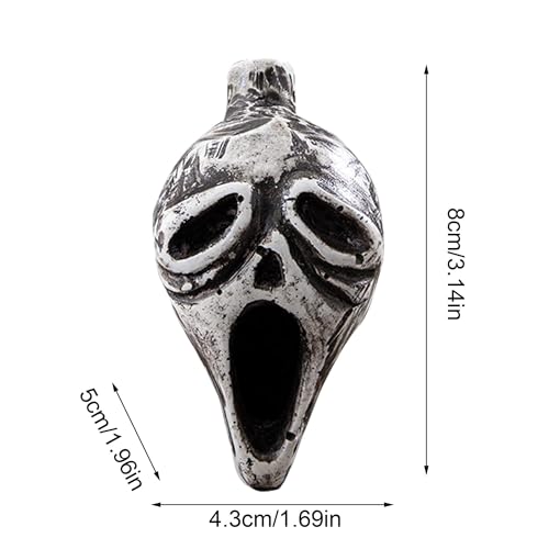 Aztec Death Whistle, Loudest Human Sounding Screams 125+ dB Skull Death Whistle Human Sounding - Image 4