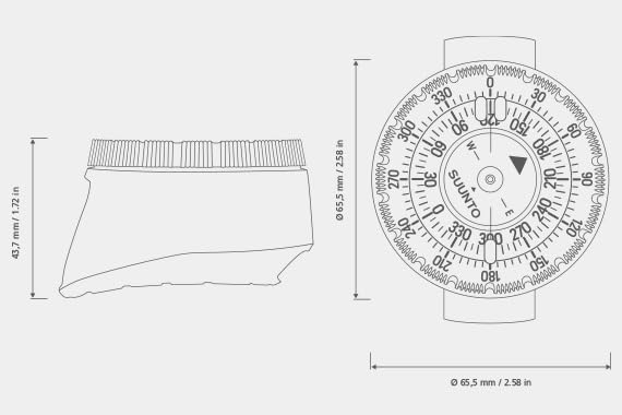 SUUNTO SK-8 Swimcomputer, Adultos Unisex, Negro, Talla única