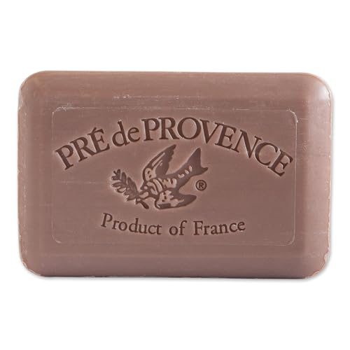 Image of Pre de Provence Artisanal Soap Bar, Enriched with Organic Shea Butter, Natural French Skincare, Quad Milled for Rich Smooth Lather, 8.8 Ounce, Vanilla Cognac