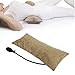 Tcare Multifunctional Portable Air Inflatable Pillow for Lower Back Pain,Orthopedic Lumbar Support Cushion,Travel,Waist,Knee,Hip,Sciatica and Joint Pain Relief,Orthopedic Side Sleeper (Brown)