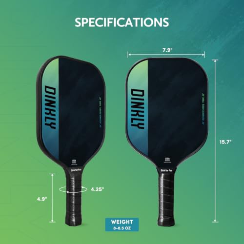 Image of Pickleball Paddles Set of 2 /4- USAPA Approved Graphite /Fiberglass Pickleball Racket, 2 Pickleball Rackets, 4 Balls and 1 Portable Carry Bag, Aesthetic Pickle Ball Set for Men Women Beginners