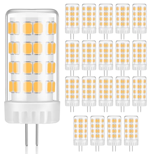Gardencoin G4 LED Bulb 4W 480LM 2700K Warm White, 12V AC/DC, 360&deg; Beam Angle, T3 Halogen...
