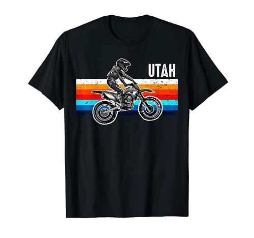 Utah Dirt Bike Vintage Motocross T-Shirt