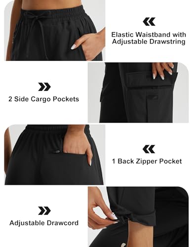 Libin Women's Hiking Pants Lightweight Quick Dry Cargo Pants Petite/Regular/Tall Casual Work Travel Safari Clothes4