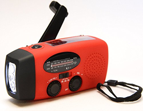 topAlert Upgraded HY-88WB Emergency Dynamo Solar Self Powered AM/FM/WB(NOAA) Radio, Flashlight, Charger for Cell Phones: iPhone, iPad, iTouch, Android, Amazon Kindle, Smartphone, USB Devices