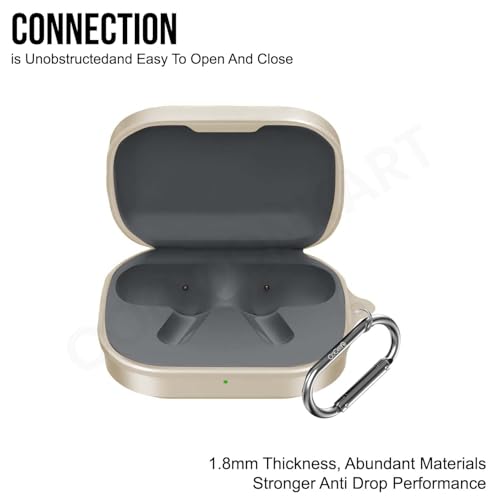 Image of Soft Silicone Case Cover Compatible for Realme Buds Air 8 (Master Gold)