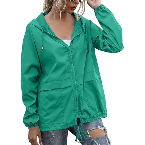Chaquetas de lluvia para mujer y cortavientos de senderismo para vacaciones