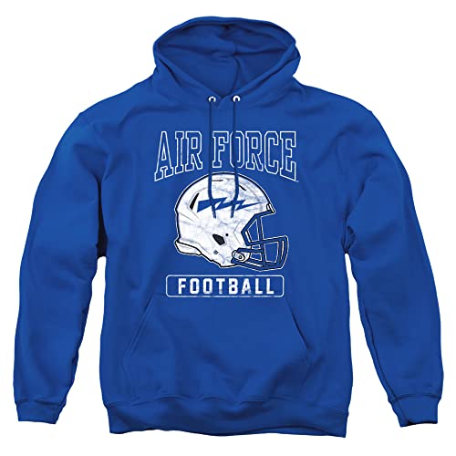 U.S. Air Force Academy Official Football Helmet Unisex Adult Pull-Over Hoodie, Royal Blue, X-Large