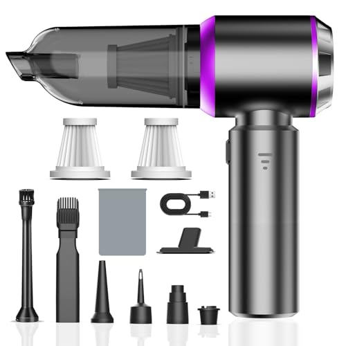 Kedifoai Aspirateur à Main, 26000Pa Aspirateur à Main sans Fil, Aspirateur de Voiture à 3...