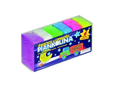 Piankolina świecąca w ciemności 6 kostek