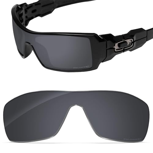 Image of Performance Replacement Lenses Compatible with Oakley Oil Rig, Polarized, UV Protection, Anti-Scratch