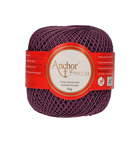 Anchor Freccia, Thickness: 6, Packaging: 50G, Running Length: 175M 600 Crochet Threads, Strength 6