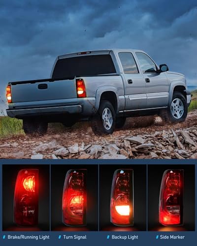 Image of Nilight Headlight & Taillight Assembly Combo for 2003-2006 Chevy Silverado