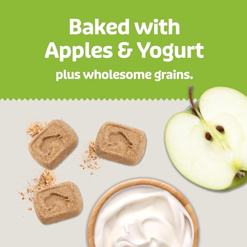 Image of Blue Buffalo Health Bars Apples & Yogurt Mini Dog Biscuits, 32 oz | Smaller Bite, Same Crunch, Oven-Baked, No Chicken By-Product, Corn, Wheat, or Soy