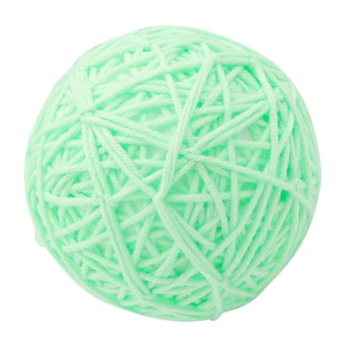 Toddmomy Interactive Cat Ball Durable Pet Scratching Ball for Kittens Fun Engaging String with Noisemaker Bright for Indoor Play Enhance Cat Exercise Bonding