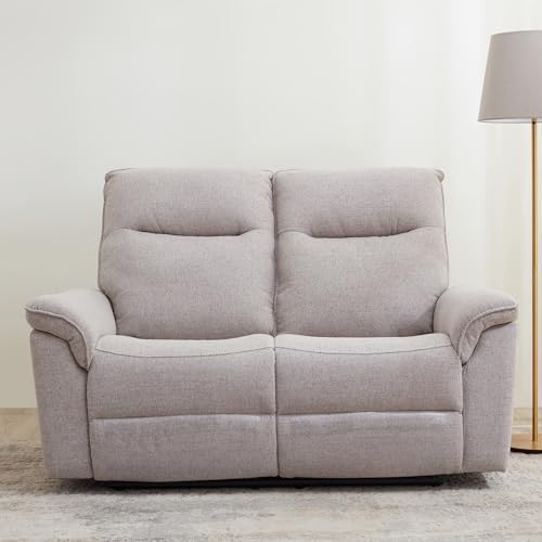 Image of Home Centre | Artise | 5 Seater | Fabric|Solid Wood | Recliner Sets | Beige | Recliner Set 3+2 | 1 Year Warranty