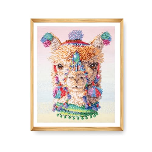 Trimits Printed Cross Stitch Kits, Printed Embroidery Needlecraft for Adults Beginners Kids Christmas, Gifts