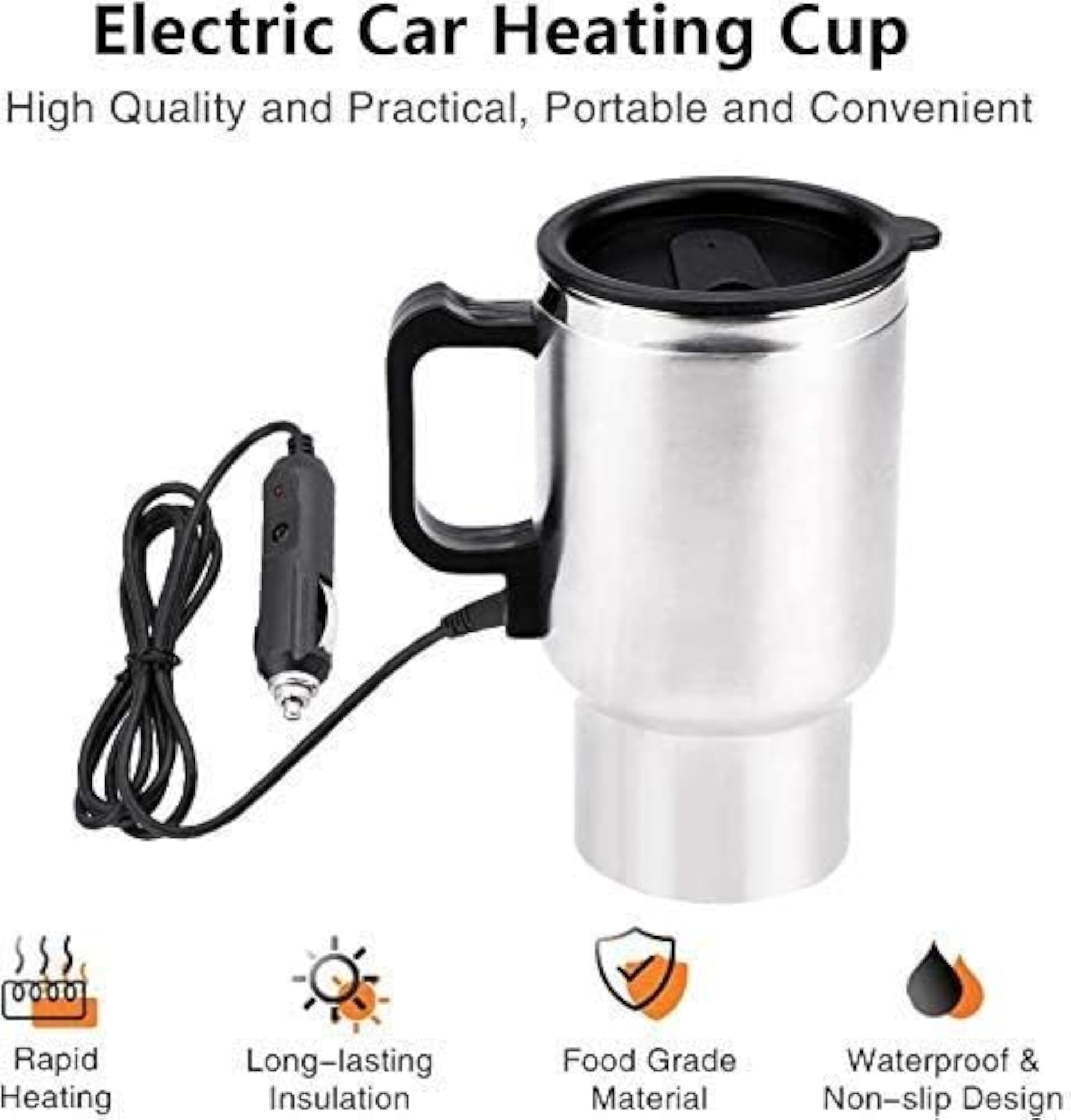 Portable Electric Car Kettle for Travel Brewing