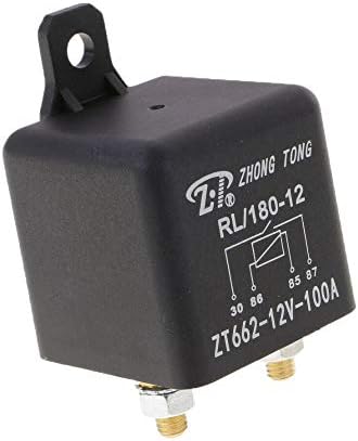 ESUPPORT Car Auto Heavy Duty Split Charge DC 12V 100A 100 AMP SPST Relay 4 Pin 4P RL180