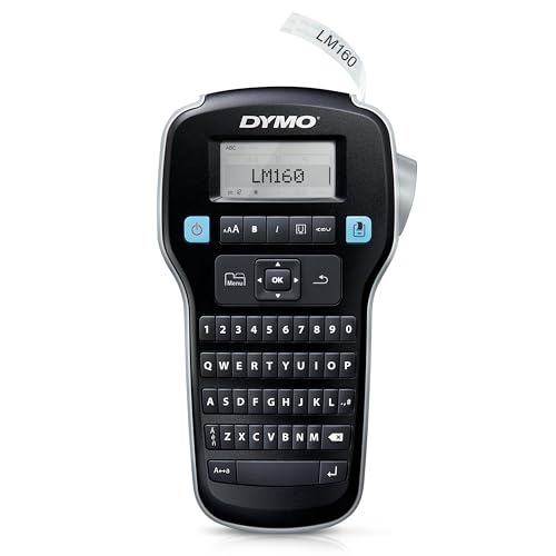 DYMO LabelManager 160 Portable Label Maker, Easy-to-Use, One-Touch Smart Keys, QWERTY Keyboard, Large Display Label Printer for Home & Office Organization image 3