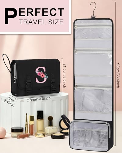 Relavel Hanging Toiletry Organizer Black