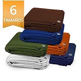EXTREMA PROTECCIÓN Y RESISTENCIA: La lona exterior impermeable de 80g/m² está fabricada de material tejido grueso para una máxima durabilidad y protección. Gracias a su dobladillo reforzado, ¡la tela de lona para toldo es casi irrompible!