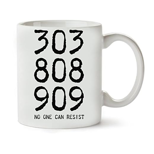 303 808 909 Roland Acid House Techno Art klassisk tekopp kaffekopp