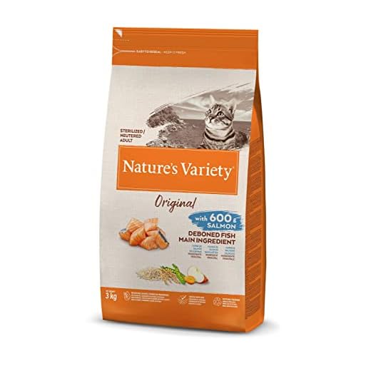 Nature's Variety Original - Pienso para gatos esterilizados con salmón sin espinas 3 Kg