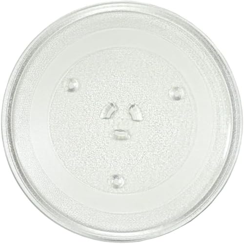 Microwave Oven Glass Turntable Plate 10 Inch Round Replacement Tray Compatible with Samsung 21 litres Microwave Oven