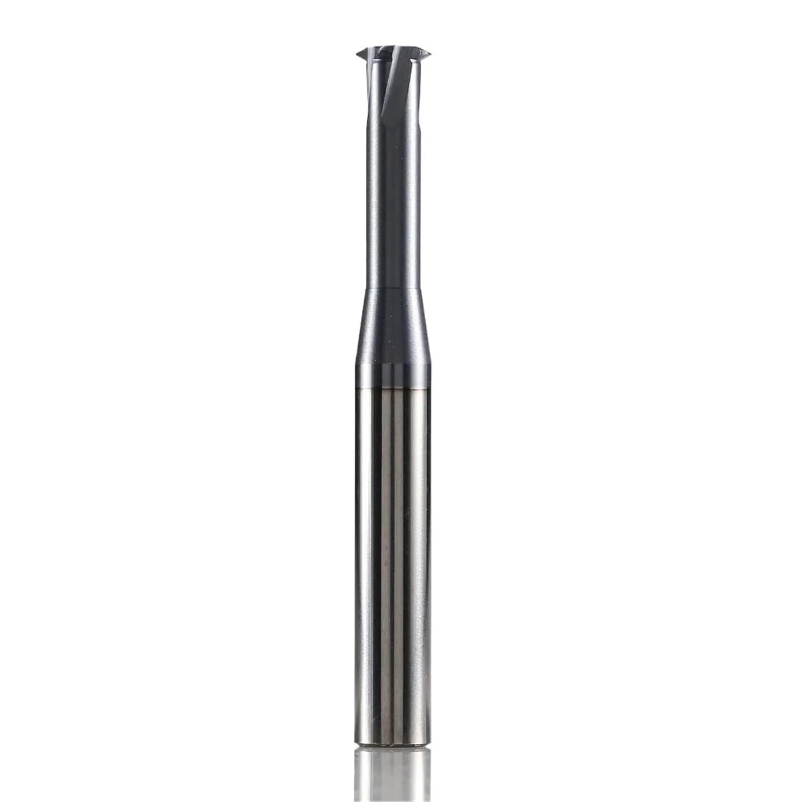 1 fresa en espiral de carburo de tungsteno de un solo diente, vástago de 4 a 14 mm, fresa de rosca métrica, fresa de extremo de rosca de carburo for trabajo de metal, reemplaza grifos, herramienta CNC