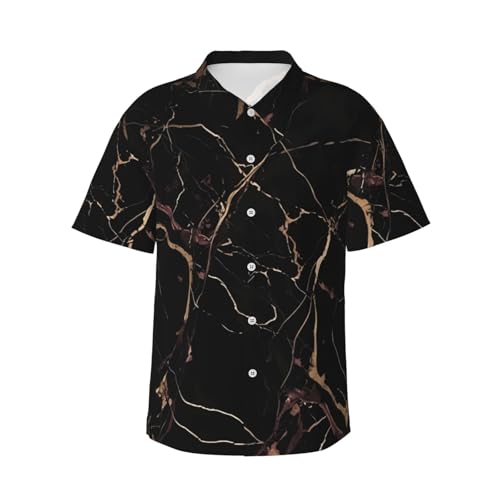 Chemise hawaïenne marbre fluide et légère anti-chaleur pour homme
