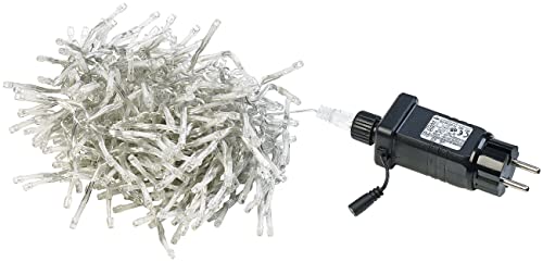 Preisvergleich Produktbild Lunartec Smarte WLAN-LED-Büschel-Lichterkette, 300 LEDs, App, 3 m, transparent