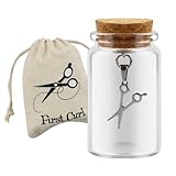 Thootyriaf First Curl Baby Teeth Keepsake Box First Haircut Keepsake Holder for Boys and Girls Glass Bottle Glass Bottle(lanugo bottle)