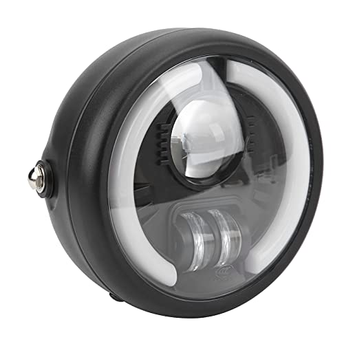 Phare de moto LED étanche avec feux de croisement et clignotant intégré