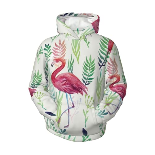 Flamingo Boy, Girls Sports Shirt Youth Pullover Fashion Hooded Sweatshirt4