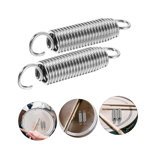 Resortes para pedal de batería doble acero inoxidable 2 sets miniatura 6